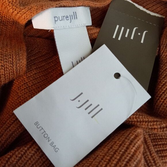 Purejill J Jill One Size Poncho Ombré Knit Cape Soft Gradient Cozy Chic Layering - Picture 8 of 10